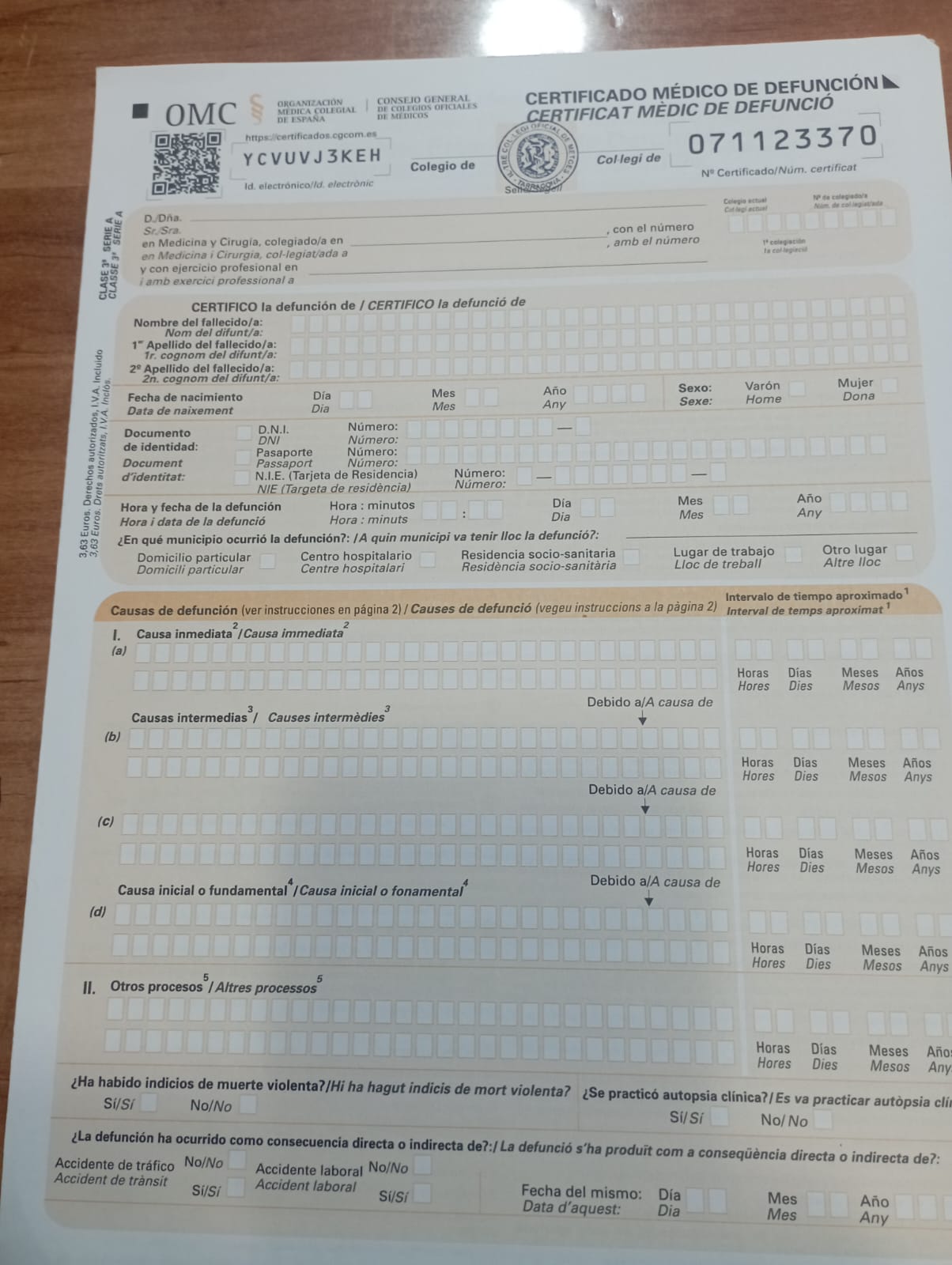 certificat